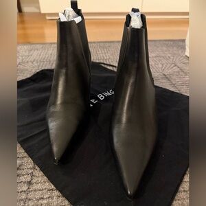 Anine Bing Black Ankle Boots